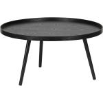 Schwarze Moderne Runde Beistelltische Rund 34 cm lackiert aus Kiefer Breite 50-100cm, Höhe 0-50cm, Tiefe 50-100cm 