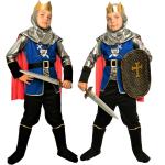 Bunte Ritter-Kostüme für Kinder Größe 134 