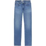 Blaue WRANGLER Slim Fit Jeans aus Denim für Damen Weite 32, Länge 30 
