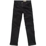 Schwarze WRANGLER Arizona 5-Pocket Jeans mit Reißverschluss aus Denim für Damen Größe XS 