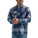 Langärmelige Button Down Kragen Herrenlangarmhemden mit Knopf aus Flanell Größe XL für den für den Winter 