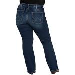 Bestickte WRANGLER Jeans mit Stickerei aus Denim für Damen 