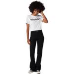Schwarze WRANGLER High Waist Jeans aus Denim für Damen Größe XS Weite 29 
