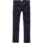 Schwarze Straight Leg Jeans mit Reißverschluss aus Leder für Herren Größe L Weite 38 