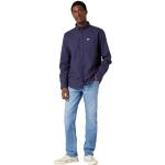 Blaue WRANGLER Greensboro Straight Leg Jeans aus Denim für Herren Weite 32 