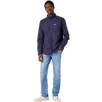 Blaue WRANGLER Greensboro Straight Leg Jeans aus Denim für Herren Weite 32 