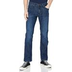 Blaue WRANGLER Arizona Straight Leg Jeans mit Reißverschluss aus Denim für Herren Weite 30 