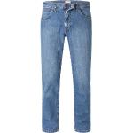 Hellblaue Bestickte WRANGLER Arizona Jeans mit Stickerei mit Knopf aus Leder für Herren Größe XXL Weite 34, Länge 30 