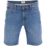 Reduzierte Vintage WRANGLER Texas Jeans-Shorts mit Reißverschluss aus Baumwolle für Herren Größe XXL für den für den Sommer 
