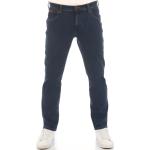 Reduzierte Blaue WRANGLER Texas Slim Fit Jeans mit Reißverschluss aus Baumwolle für Herren Größe XXL 