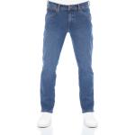 Reduzierte Blaue WRANGLER Texas Slim Fit Jeans mit Reißverschluss aus Baumwolle für Herren Größe L 