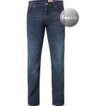 Dunkelblaue Bestickte WRANGLER Arizona Jeans mit Stickerei aus Baumwolle für Herren Weite 30, Länge 32 