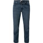 Dunkelblaue Bestickte WRANGLER Texas Slim Fit Jeans aus Baumwolle für Herren Weite 30, Länge 30 