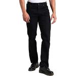 Reduzierte Schwarze WRANGLER Texas Straight Leg Jeans aus Denim für Herren Weite 32 