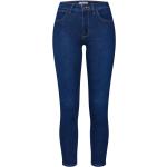 Mitternachtsblaue WRANGLER Stretch-Jeans mit Reißverschluss aus Denim für Damen 