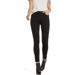 Schwarze WRANGLER Skinny Jeans mit Reißverschluss aus Denim für Damen Größe XS Weite 24, Länge 32 
