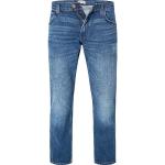 Blaue WRANGLER Stretch-Jeans aus Leder für Herren Weite 30, Länge 30 für den für den Frühling 