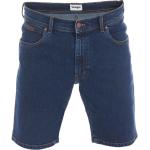 Blaue WRANGLER Texas Jeans-Shorts aus Denim für Herren für den für den Sommer 