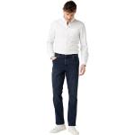 Blaue WRANGLER Texas Slim Fit Jeans mit Reißverschluss aus Denim für Herren Größe M Weite 32 