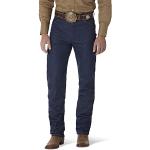 Goldene Bestickte WRANGLER Jeans mit Stickerei mit Schnalle aus Baumwolle für Herren Weite 31 