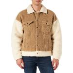 Wrangler Men's Sherpa Jacket, Cornstalk, Medium