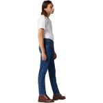 Reduzierte Blaue Unifarbene WRANGLER Slim Fit Jeans aus Denim für Herren Größe XXL Weite 29 