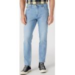 Reduzierte Atmungsaktive WRANGLER Texas Slim Fit Jeans aus Denim enganliegend für Herren 