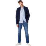 Reduzierte Blaue WRANGLER Greensboro Bio Straight Leg Jeans aus Kunstfaser für Herren Größe XXL Weite 30 