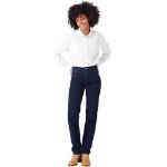 Dunkelblaue Elegante WRANGLER Straight Leg Jeans aus Denim für Damen Größe XS Weite 34 