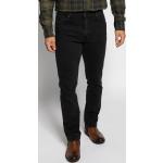 Reduzierte Schwarze Bestickte WRANGLER Texas Slim Fit Jeans mit Knopf aus Baumwolle für Herren Weite 32, Länge 32 