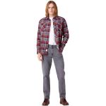 Graue Bestickte WRANGLER Texas Jeans mit Stickerei aus Denim für Herren Größe XXL Weite 32 