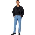 Hellblaue WRANGLER Texas Stretch-Jeans aus Denim für Herren Weite 32 für den für den Sommer 