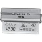 Silberne MEBUS Fensterthermometer 