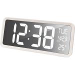  technoline WS8028 Digitale Funkuhr, Wanduhr, Uhr, klein, 22 x 15  cm, Temperaturanzeige, Mondphase