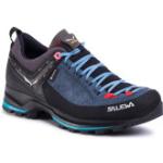 Salewa MTN Trainer Gore Tex Outdoor Schuhe mit Schnürsenkel aus Veloursleder wasserdicht für Damen Größe 38,5 