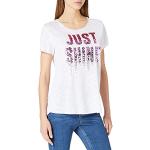 Weiße Key Largo T-Shirts aus Viskose für Damen Größe XS 