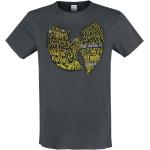 Wu-Tang Clan T-Shirt - Amplified Collection - Graffiti Logo - S bis 3XL - für Männer - Größe 3XL - charcoal - Lizenziertes Merchandise