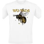 Wu-Tang Clan T-Shirt - Bee - M bis XXL - für Männer - Größe XL - weiß - Lizenziertes Merchandise