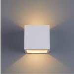 Weiße Moderne LED Wandleuchten aus Ton 