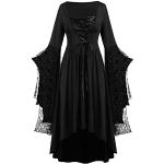 Schwarze Gothic Minikleider & kurze Kleider für Damen Größe XXL für Partys 