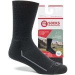 Schwarze Thermo-Socken aus Merino-Wolle für Herren Größe S 