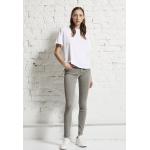 Graue Wunderwerk Vegane Nachhaltige Slim Fit Jeans mit Knopf aus Lyocell für Damen Größe XS Weite 31, Länge 32 