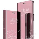 Goldene Huawei Mate 40 Pro Hüllen Art: Flip Cases mit Bildern mit Spiegel 