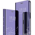 Violette Samsung Galaxy S20 FE Hüllen Art: Flip Cases mit Bildern mit Sichtfenster 