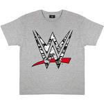 Graue WWE Kinder T-Shirts für Mädchen Größe 176 