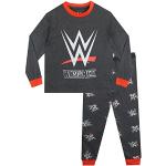 Graue WWE Kinderschlafanzüge & Kinderpyjamas für Jungen Größe 158 