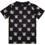 Schwarze Kurzärmelige WWE Kinder T-Shirts aus Baumwolle Größe 152 