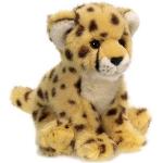 Kuscheltier WWF "Gepard 19 cm" Plüschfiguren gelb (gelb, braun) Kinder Altersempfehlung zum Teil aus recyceltem Material