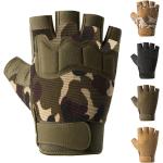 Armeegrüne Fingerlose Handschuhe & Halbfinger-Handschuhe Handwäsche für Herren Größe XXL 