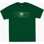 Reduzierte Tannengrüne Thrasher T-Shirts aus Baumwolle für Herren Größe S 
